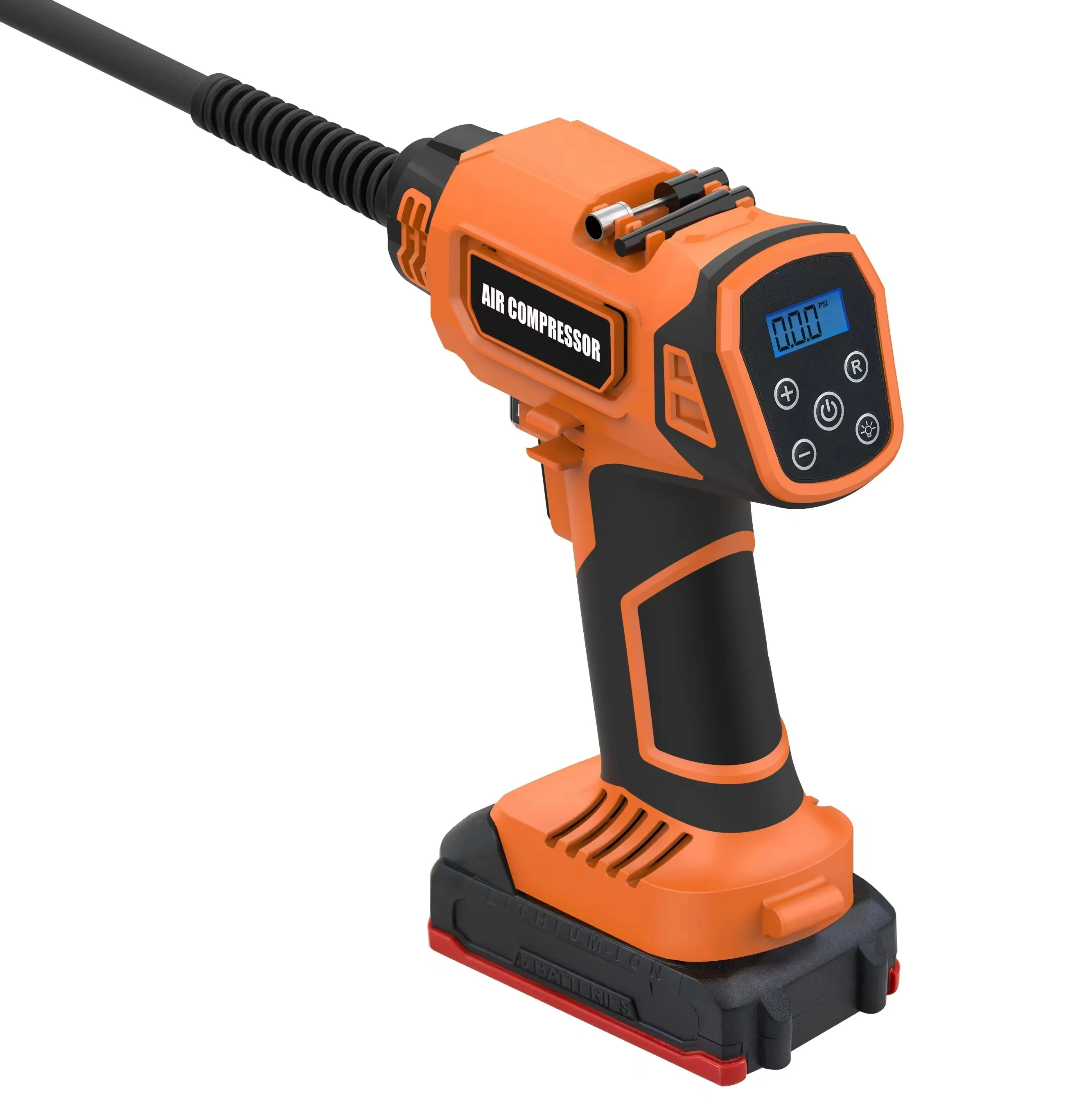 

Handheld Digital Screen Wireless Mini Compressor 12v Multi-application Automotive Inflatable Air Compressor