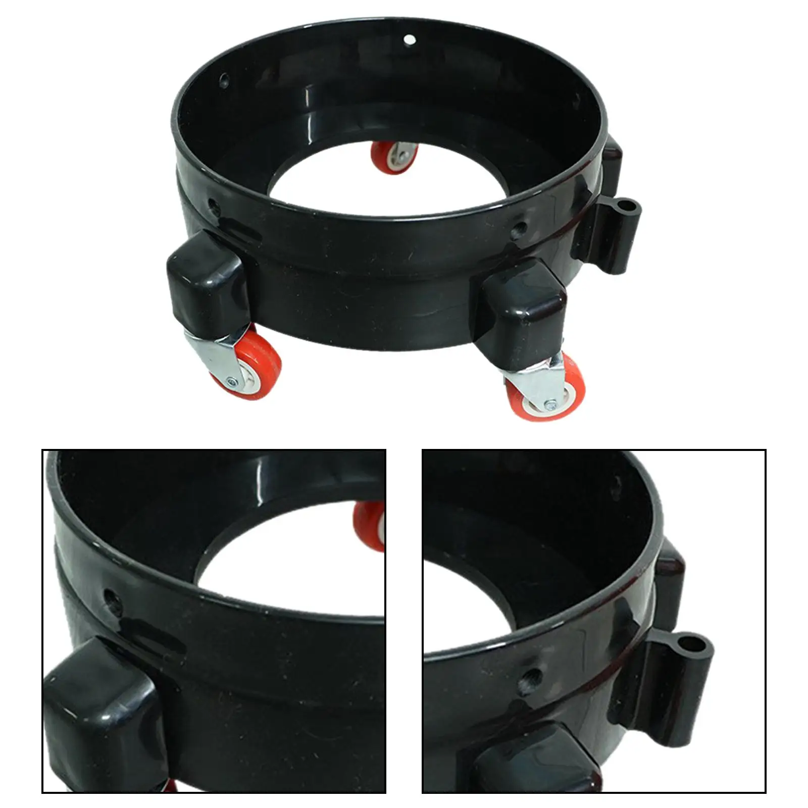 

Swivel Casters Easy Push Auto Accessories Car Wash Rolling Bucket Dolly for Building Workers Cleaner Trucks Garage Painting