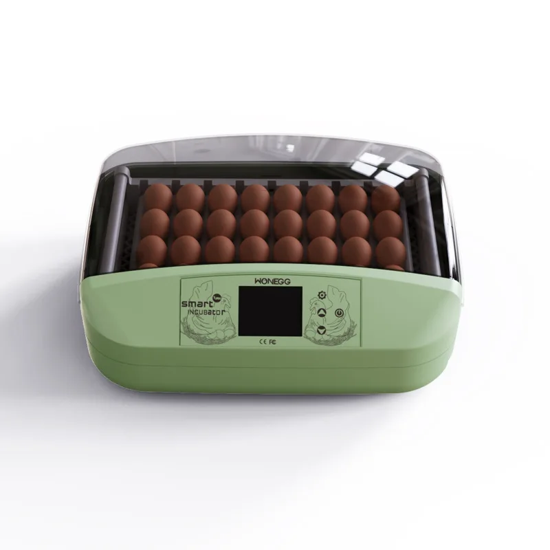 

2025Small Egg Incubator - 32 Eggs Capacity, Green Incubation Equipment for Breeding