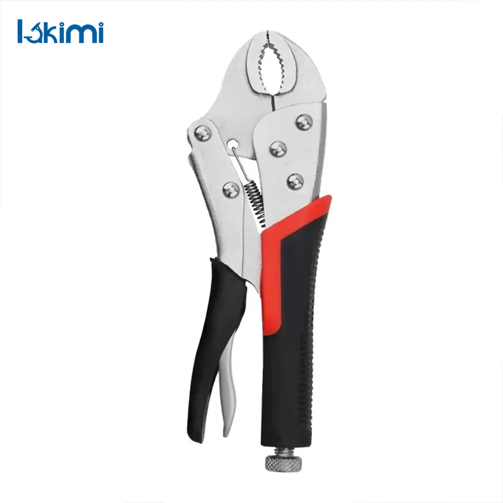 

Lock Pliers, 5 Inch - Welding Tools Multi-Function Curved Jaw and Straight Long Nose LK-AA45