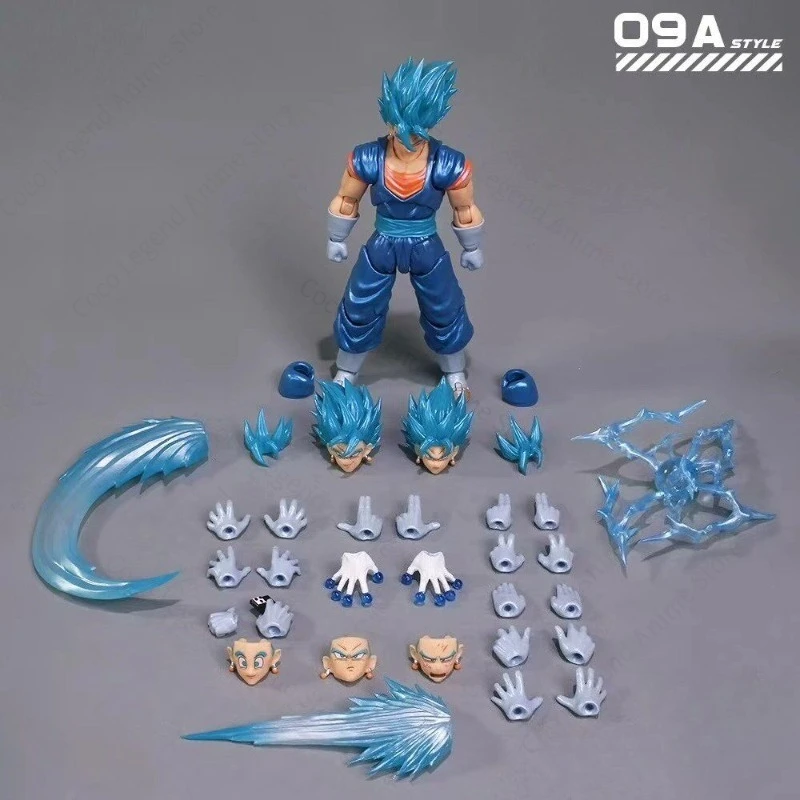 Hot Sale in Stock YGMW StudioDragonBall Super Saiyan Blue Vegetto 09A 09B Solid Color Versions Action FiguresToyCollection Gift