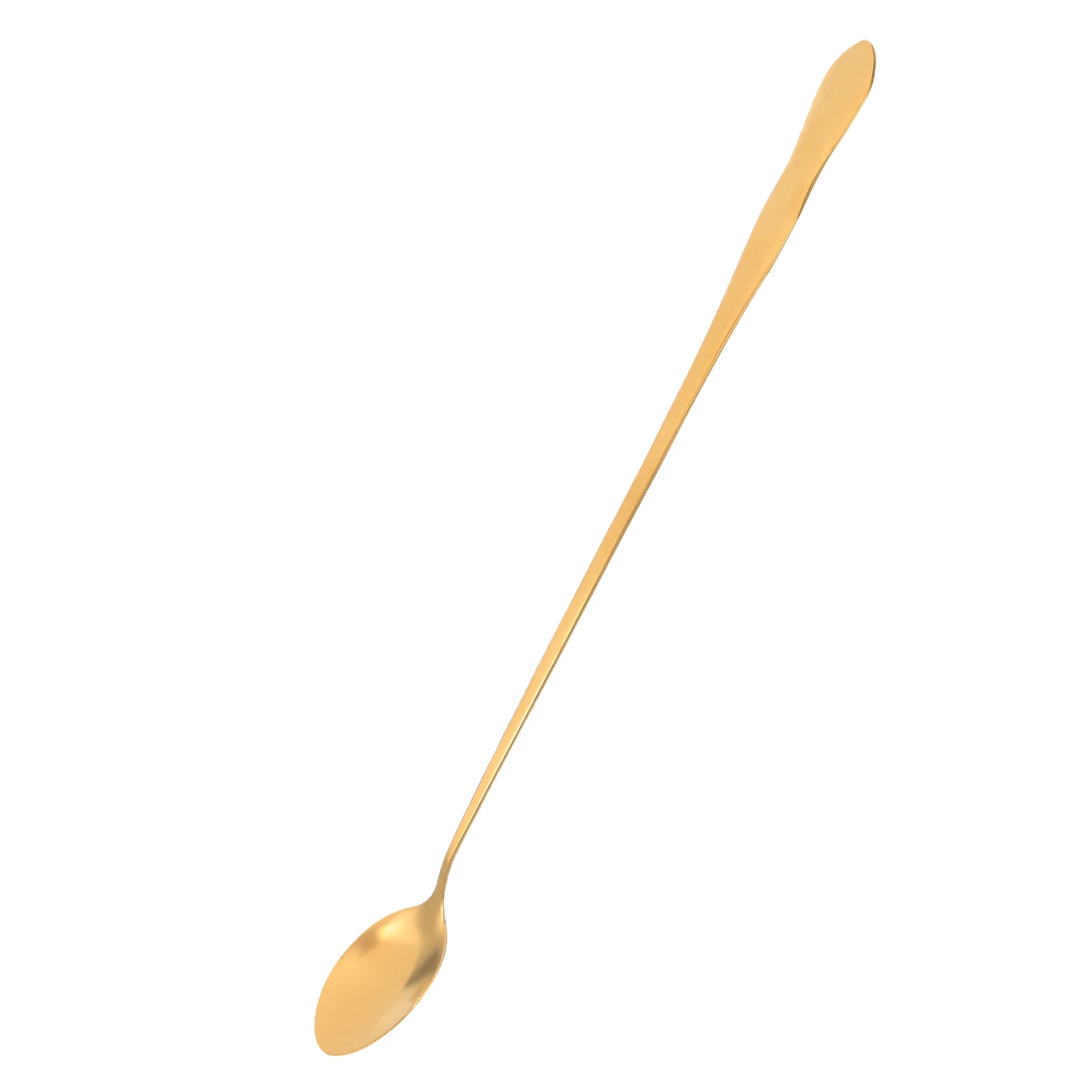 

Long Handle Stainless Steel Coffee Stirring Flavoring Honey Mixing Stirrer Beverage Tea Latte Spoon Seasoning Tool