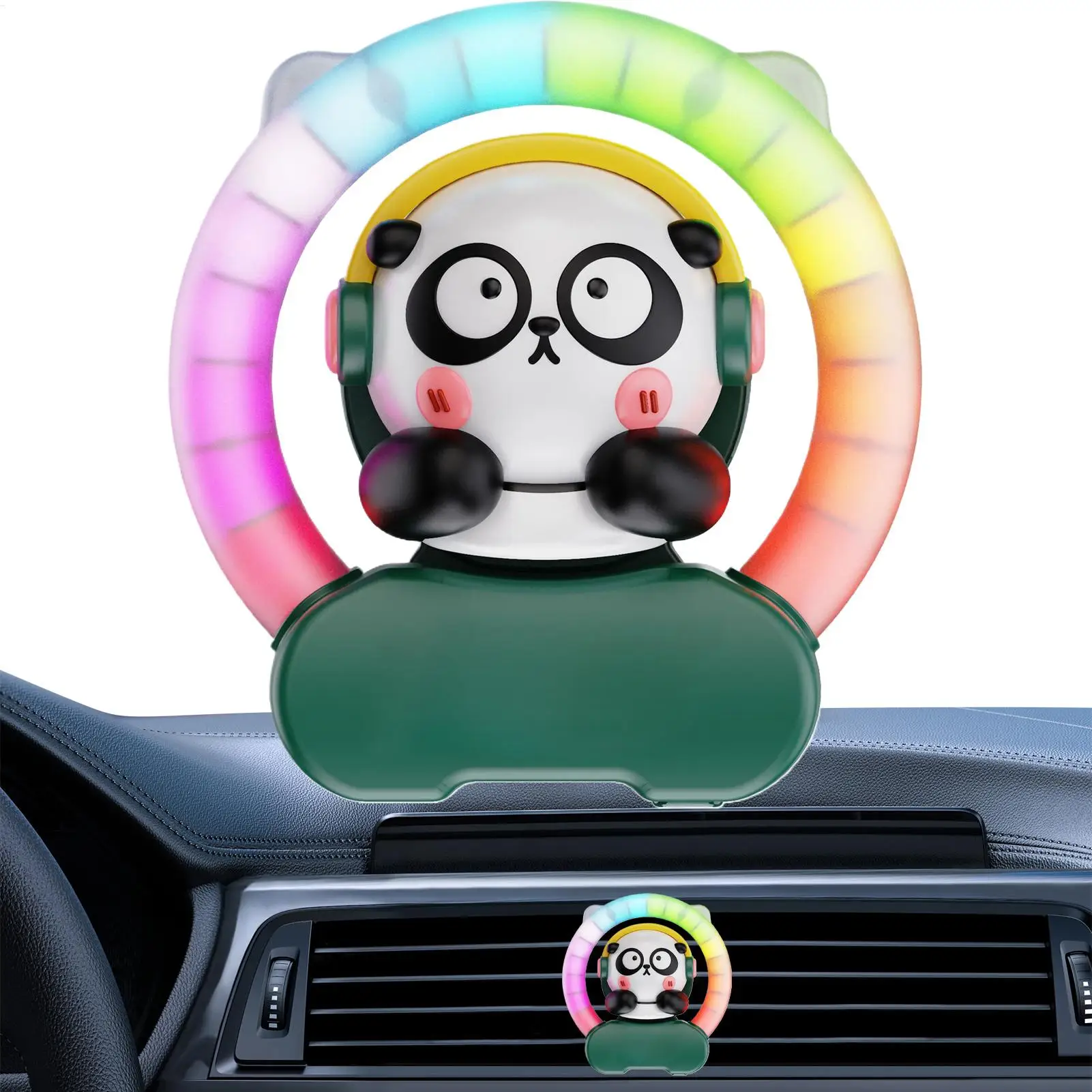 

Air Freshener For Car Car Outlet Fragrance Diffuser With Atmosphere Light Automotive Interior Supplies Decorative Air Freshener