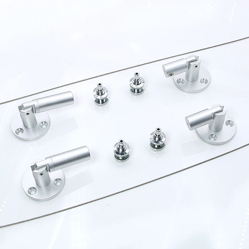 

304 stainless steel suspension wire, adjustable display sling, acrylic board/glass fixture, home decoration tools