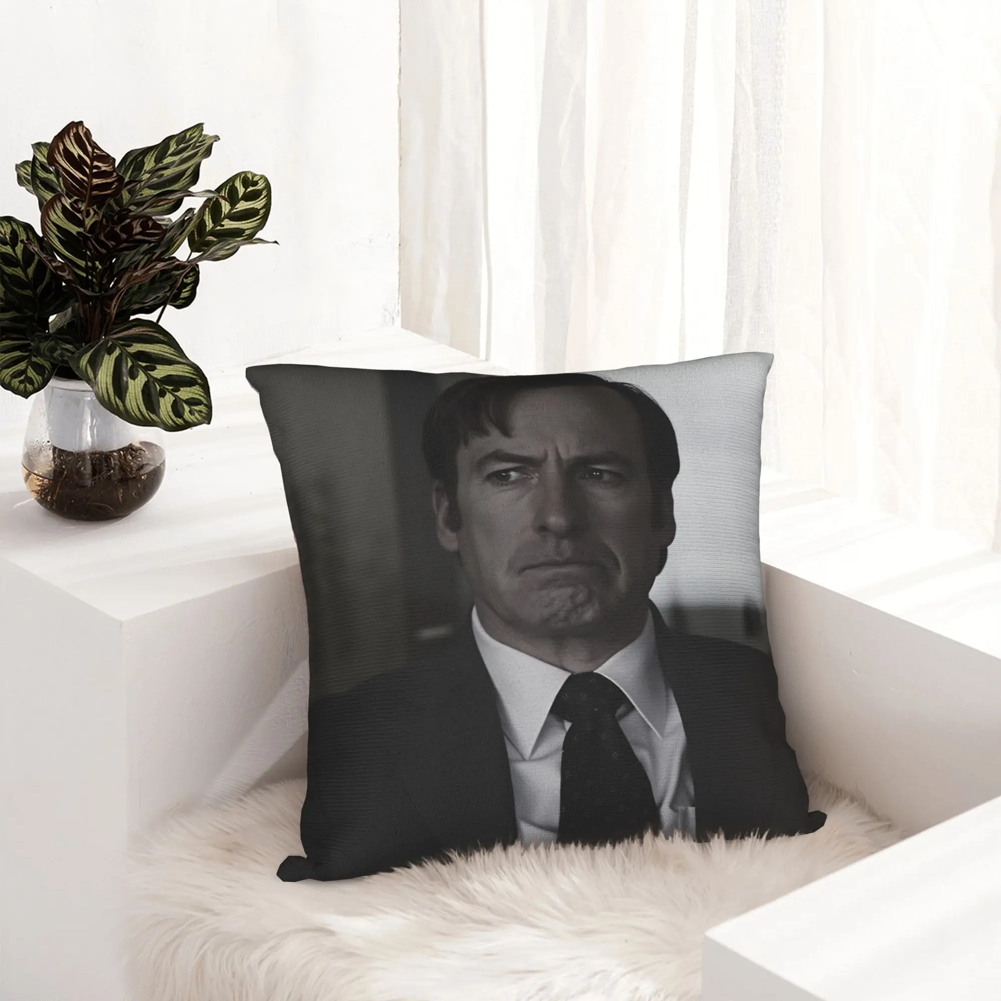 Saul Goodman Actor  Pillow Cover Breaking Bad Cute Funny Pillow Case For Wedding Party Home Decor Comfy Cushion Cover Gift
