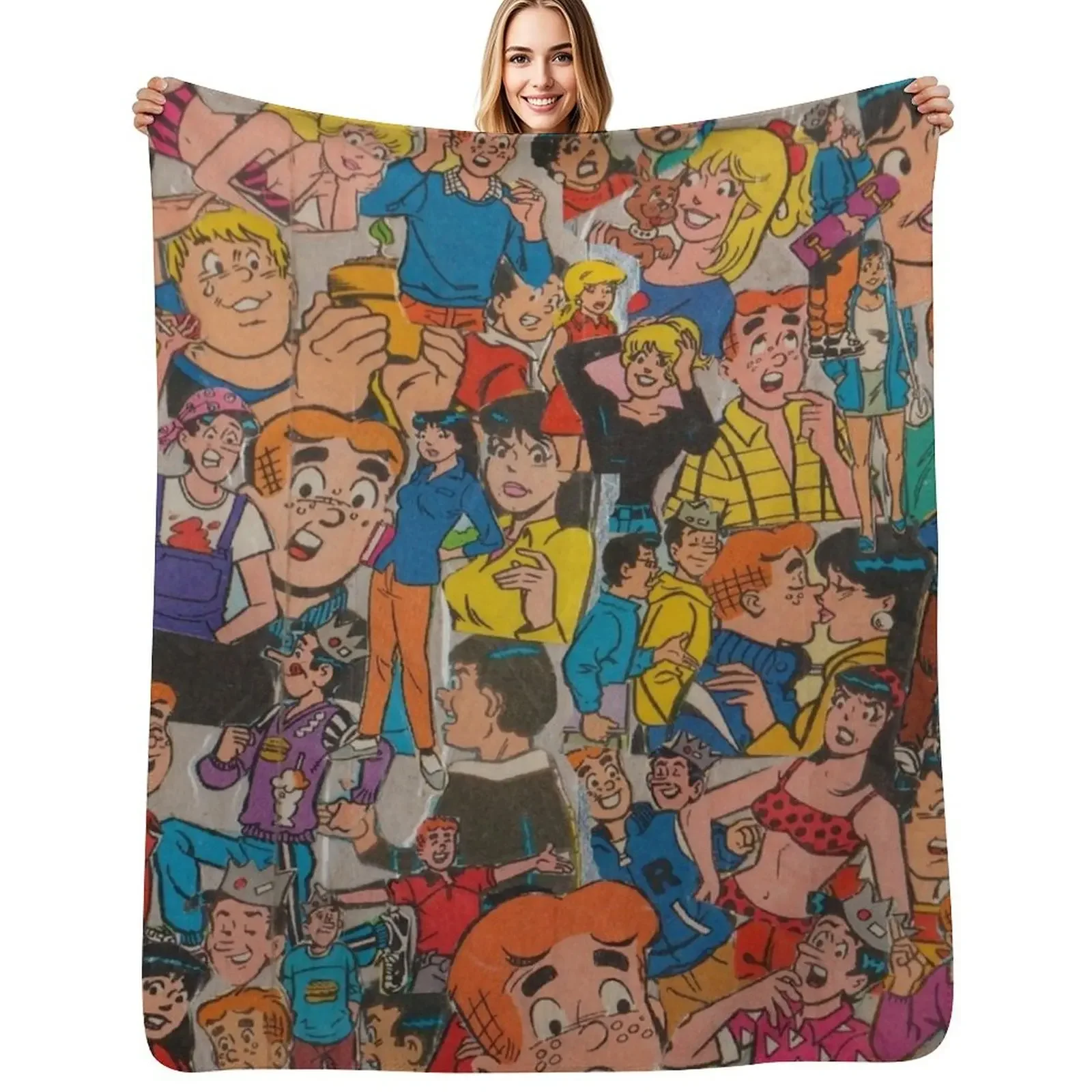 

Archie Comics Collage Throw Blanket Baby Comforter Hairys Blanket