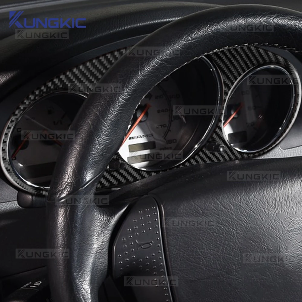 Real Soft Carbon Fiber For Mercedes Benz SLK R170 1996 1997 1998 1999 2000 2001 2002 2003 Kit Available Sticker Trim Accessories view 6