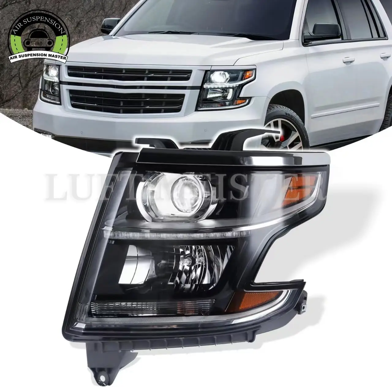 1pcs Left/Right 23420783 84582598 for HID/Xenon Headlight Assembly for Chevy Tahoe Suburban 5.3 6.2L V8 2015-2020