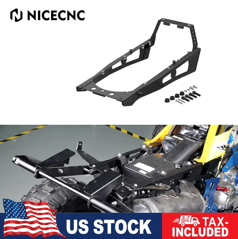 

Для Raptor 700 задняя подрамка вспомогательная рамка для Yamaha Raptor 700R 2009-2024 700 2006-24 аксессуары для квадроциклов из углеродистой стали 2LS-F1190-68-00