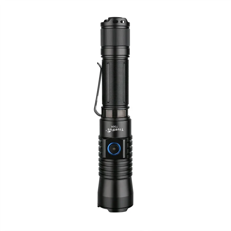 YYHCTrustFire T30R 460lm 1100m Range Type-C Rechargeable LFP Tactical Flashlight Self Defense Tools Torch