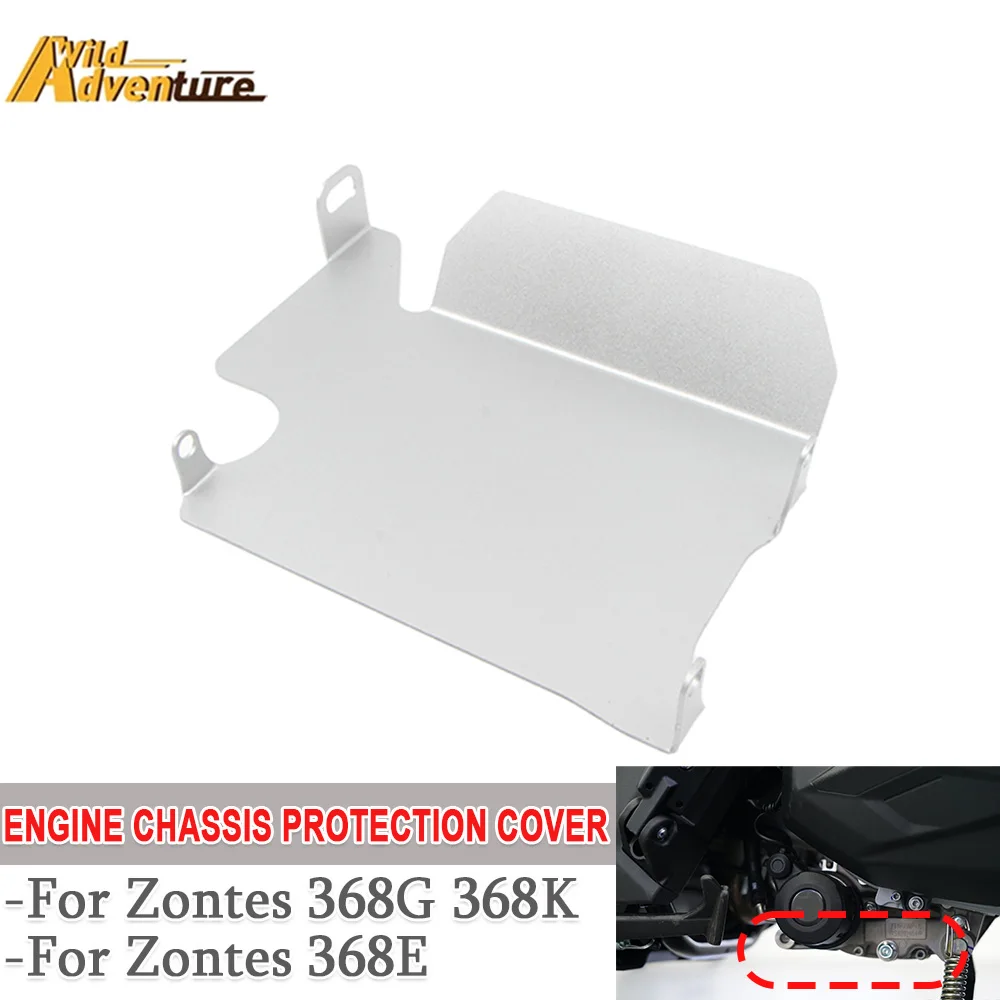 

For Zontes 368G 368K 368E Motorcycle Accessories Engine Protection Cover Chassis Guard Skid Plate Protector For Zontes 368 G K E