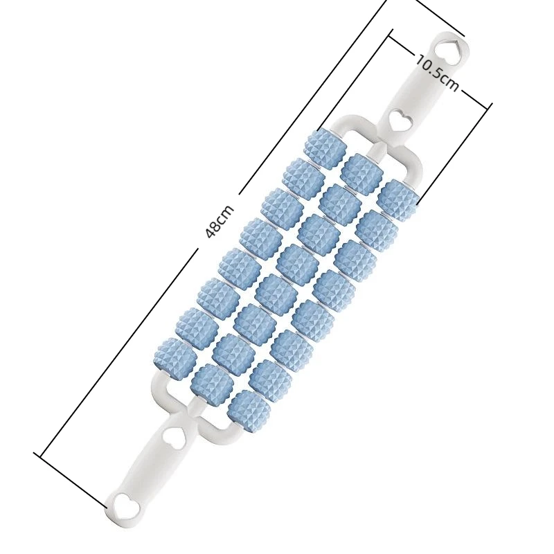 أسطوانة تدليك الأنسجة العميقة المحمولة، قطعة واحدة من ملحقات اليوجا، أداة استعادة مرنة للياقة البدنية والساق والظهر