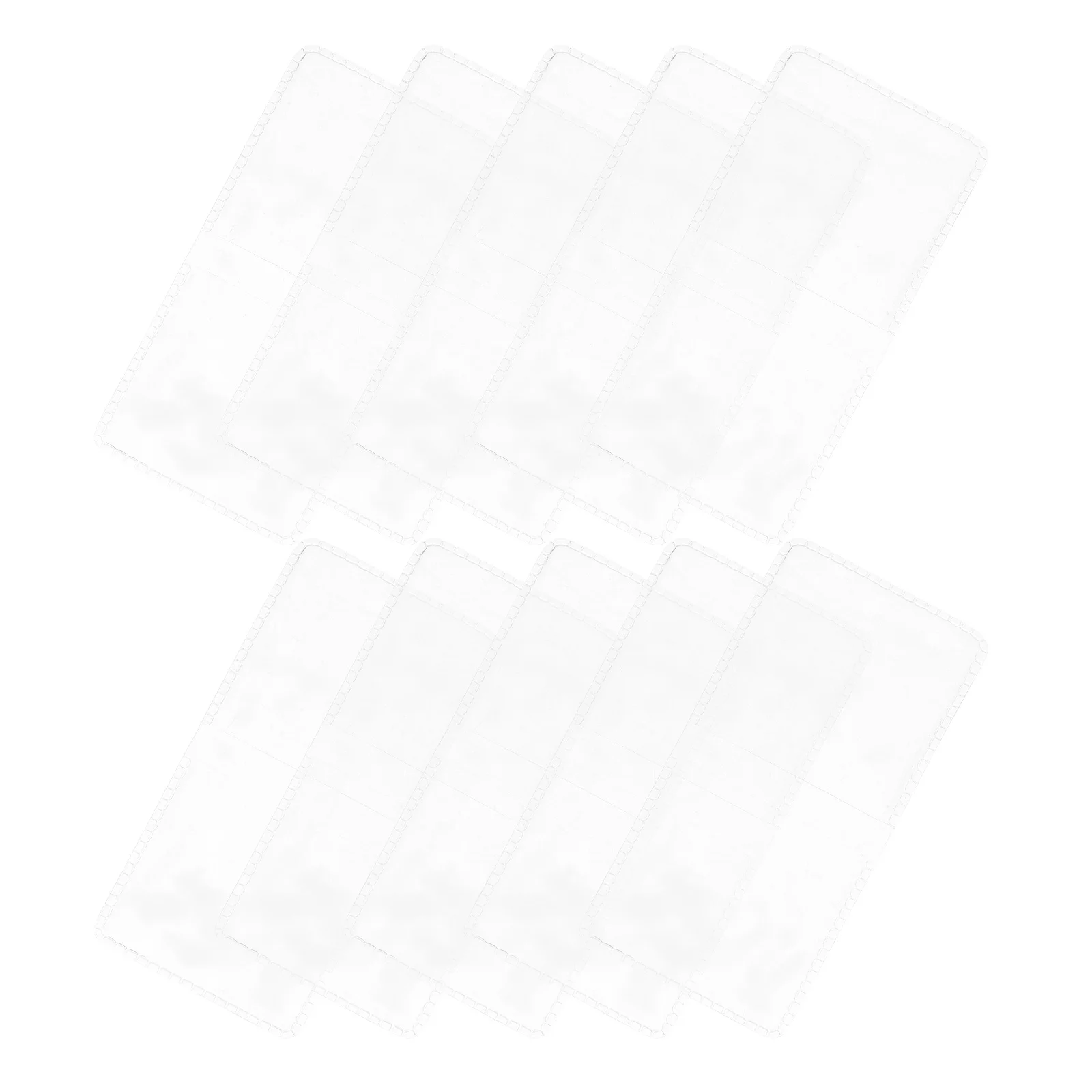 50 قطعة الأكمام جامع واضح على الوجهين المحمولة بولي كلوريد الفينيل كيس التخزين ل عملة حقيبة التخزين شفافة كيس للعملات المعدنية الأوراق النقدية