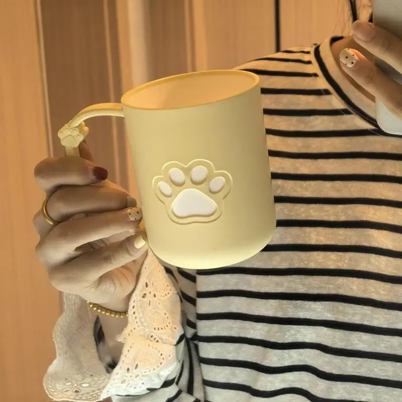 Bicchiere da bagno a forma di zampa di gatto con manico_voghion.com