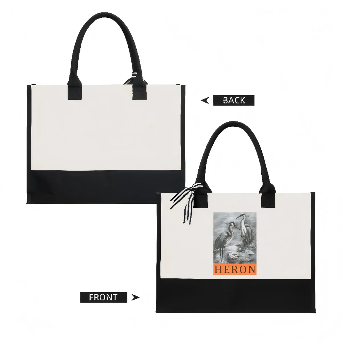 القطن المطبوع 2026 وصول جديد الموضة العملي واسعة قابلة لإعادة الاستخدام حمل حقيبة نمط طباعة 2 لهجة الثقيلة كبيرة