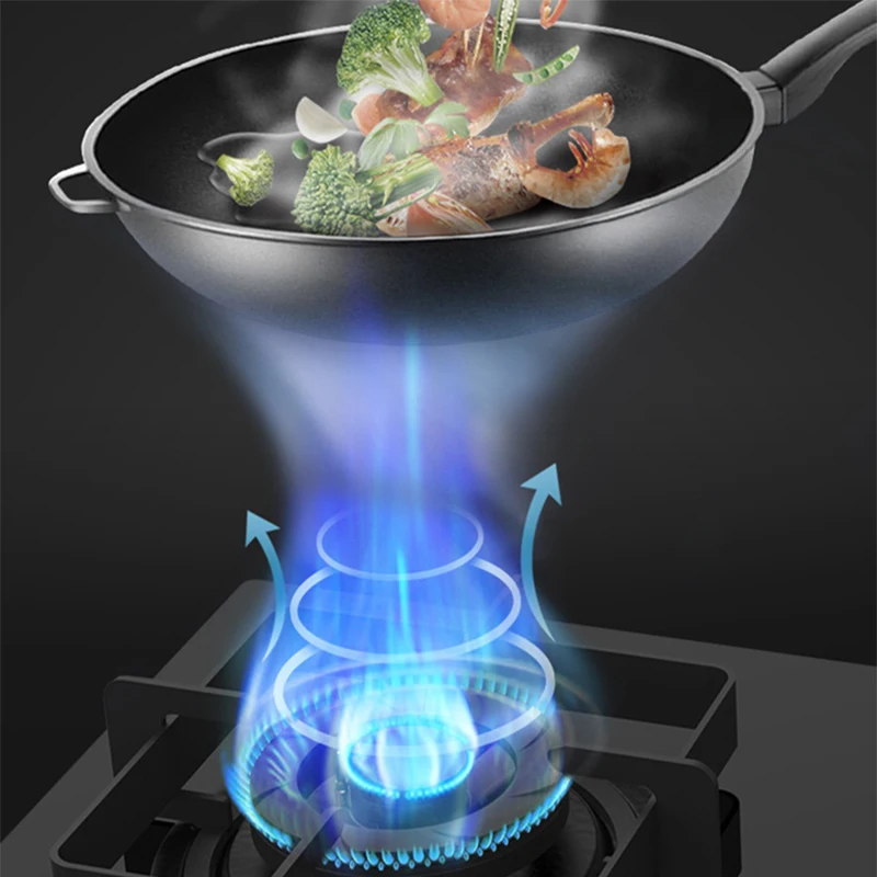 موقد غاز سيراميك بالأشعة تحت الحمراء - موقد ذهبي فاخر مع تصميم عصري، موفر للطاقة للمطابخ الحديثة