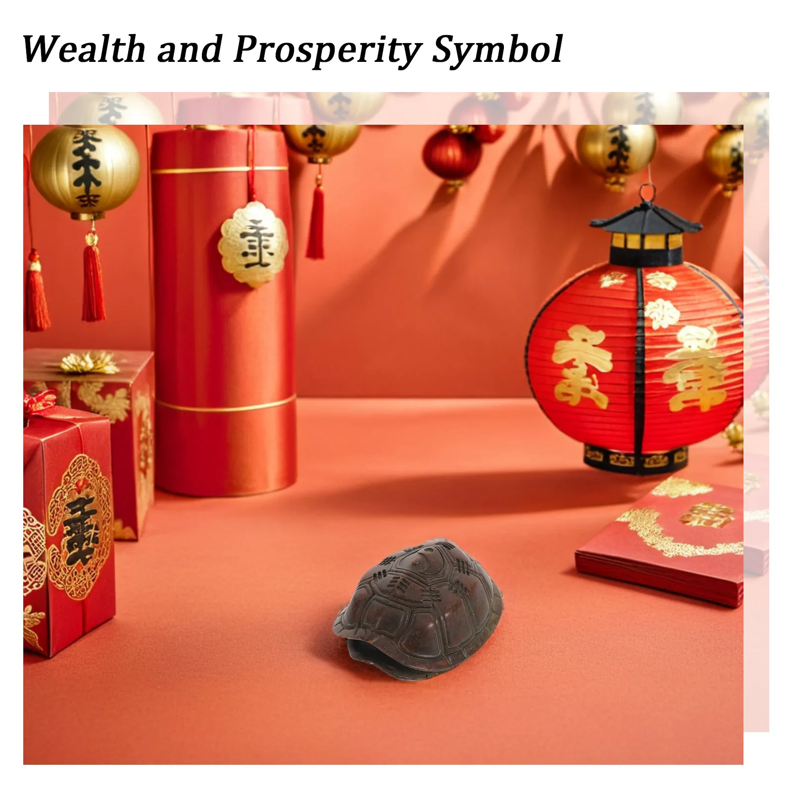 Vintage Alloy Turtle Shell Divination Tool Inspired by Taoist Philosophy Miniature Fortune Telling Statue for Feng Shui Wealth