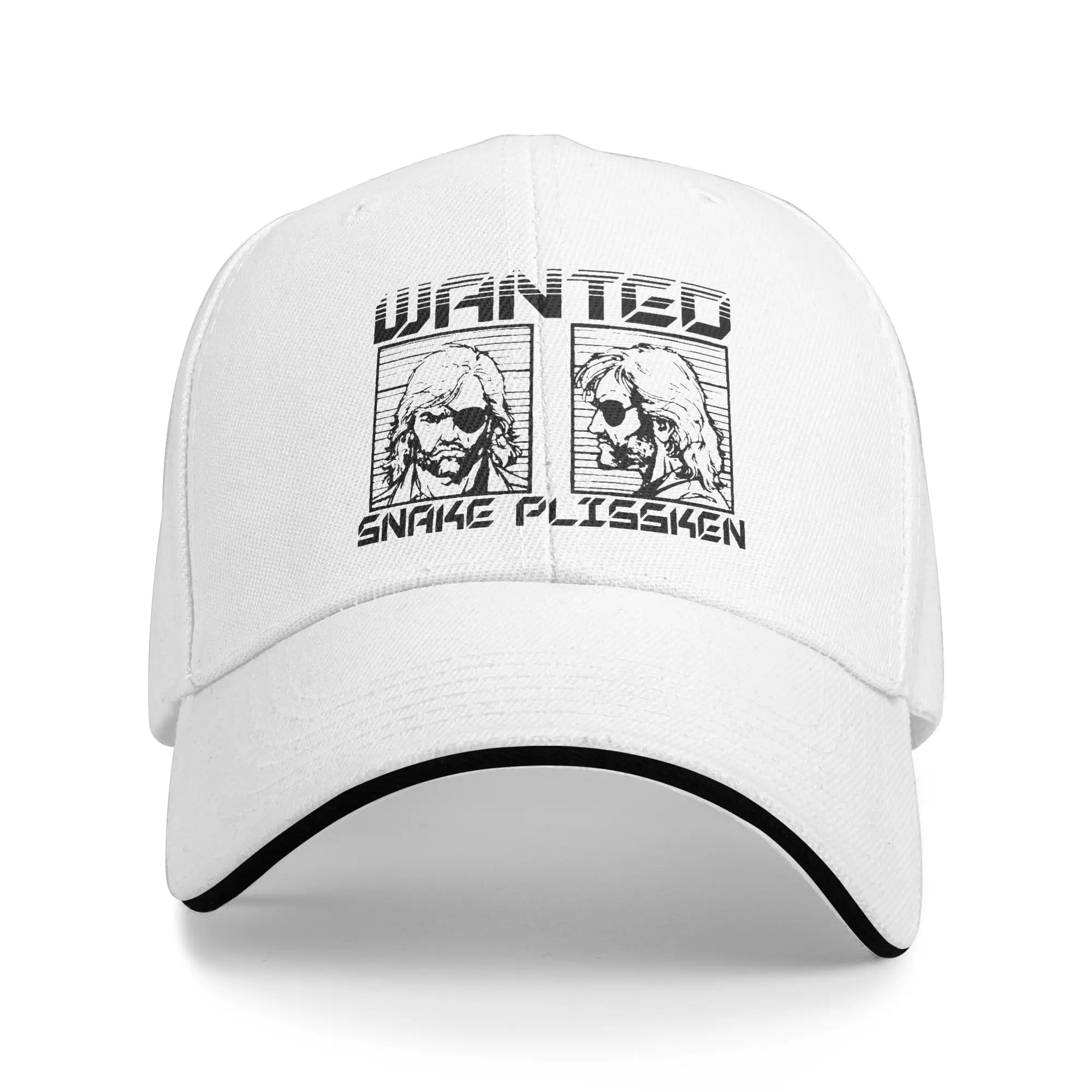 Escape From New-York Snake Plissken Sandwich Baseball Cap Popular Adjustable Fit Wanted Poster Snapback Hat Running Golf Adult
