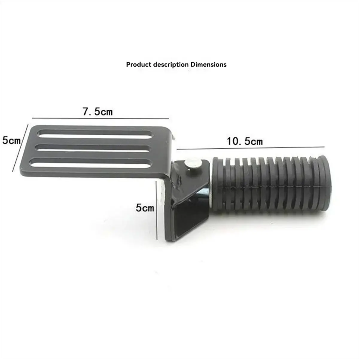 A74U Foldable Metal Motorcycle Foot Pegs - Comfortable Street Cruise Pedals for Enhanced Riding Experience 2pcs