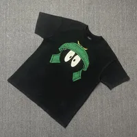 Yao Fashion Streetwear Vintage Cartoon Graphic Print Marvin the Martian Casual Summer Cotton Oversized Tee Tops T Shirt For Men