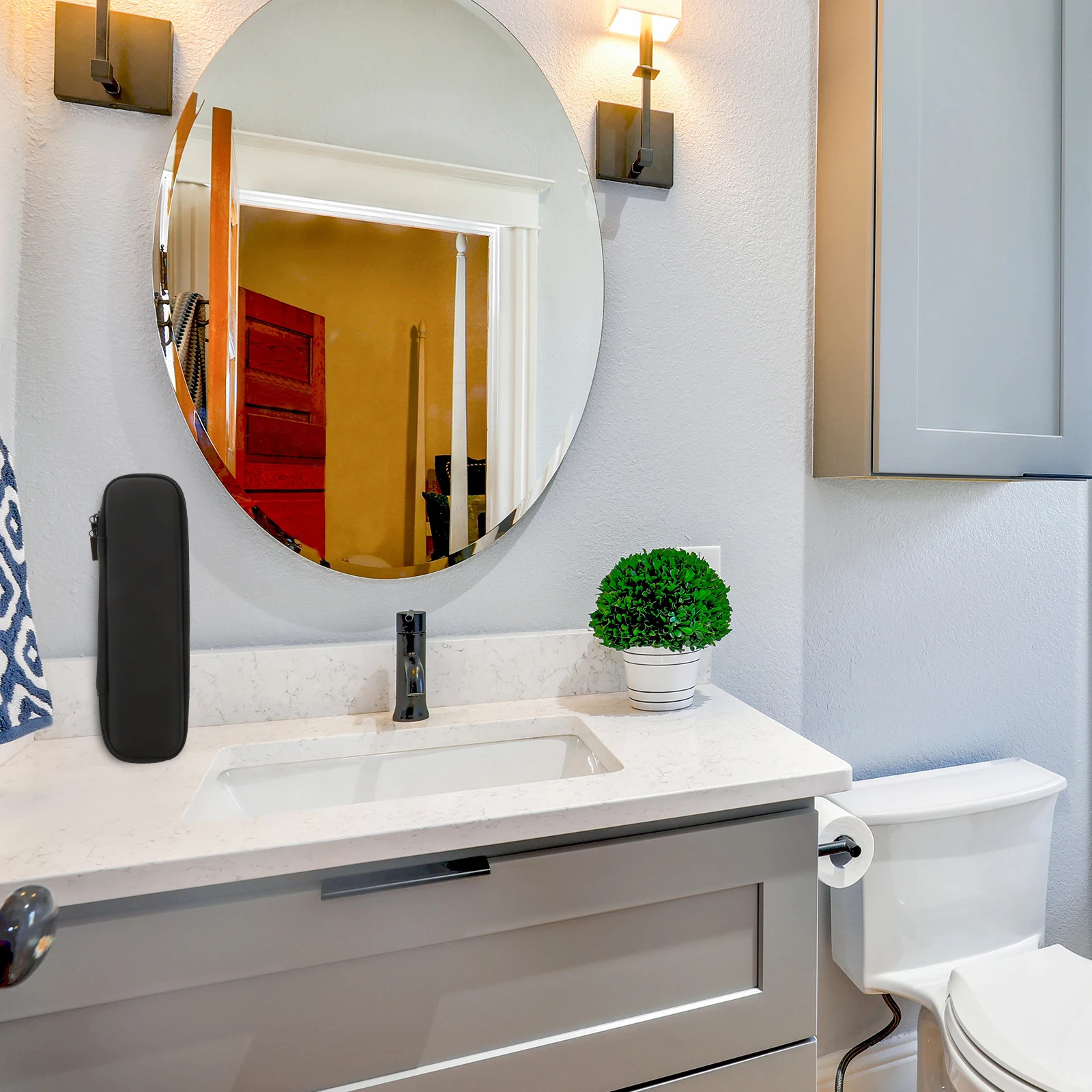 

2Pcs Travel Toothbrush Cases Electric Toothbrush Storage Box Premium Material Protective Pouch for Electric Toothbrushes