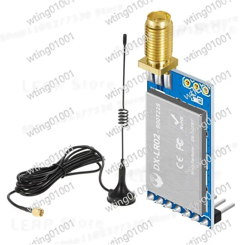for ASR6601 LoRa RF Module 850–931 MHz with –138 dBm Rx Sensitivity and +22 dBm Tx Power up to 5 km Range UART Interface and