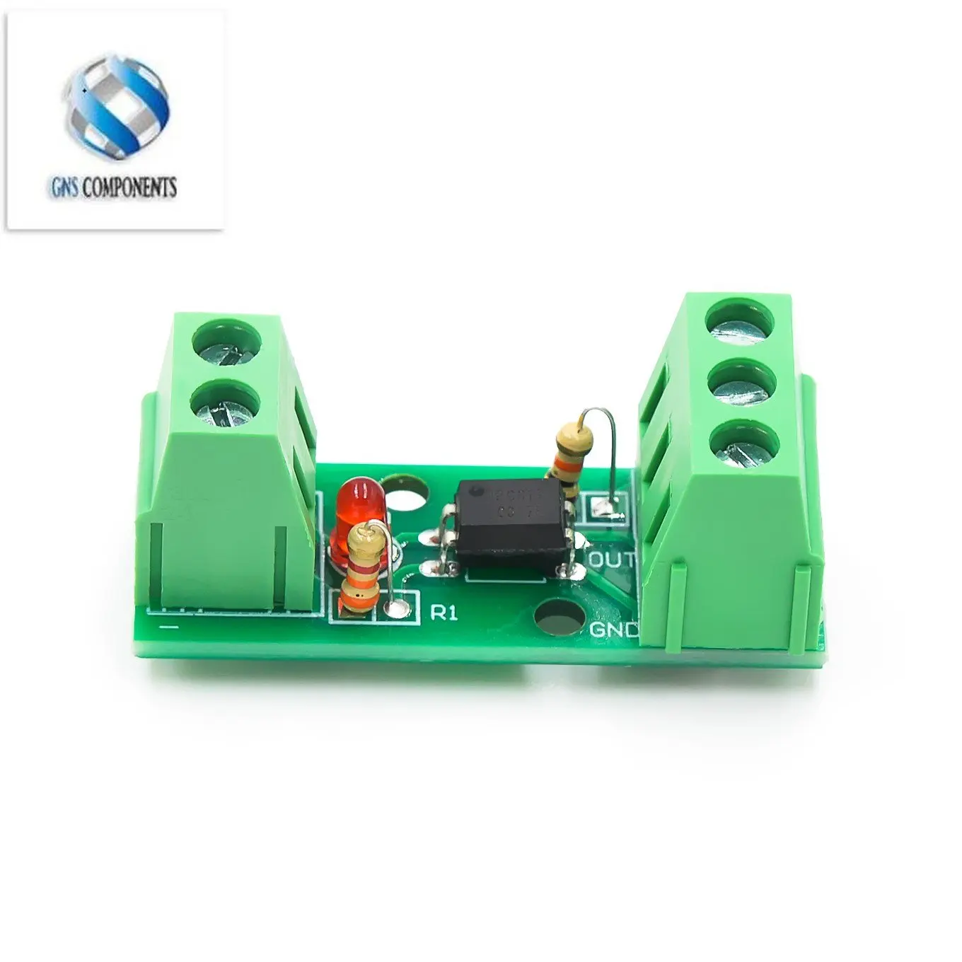 1 Channel Way Optocoupler Isolation Module PC817 EL817 3V-5V 12V 24V Photoelectric Isolator Rail Holder PLC Drive Motor Board