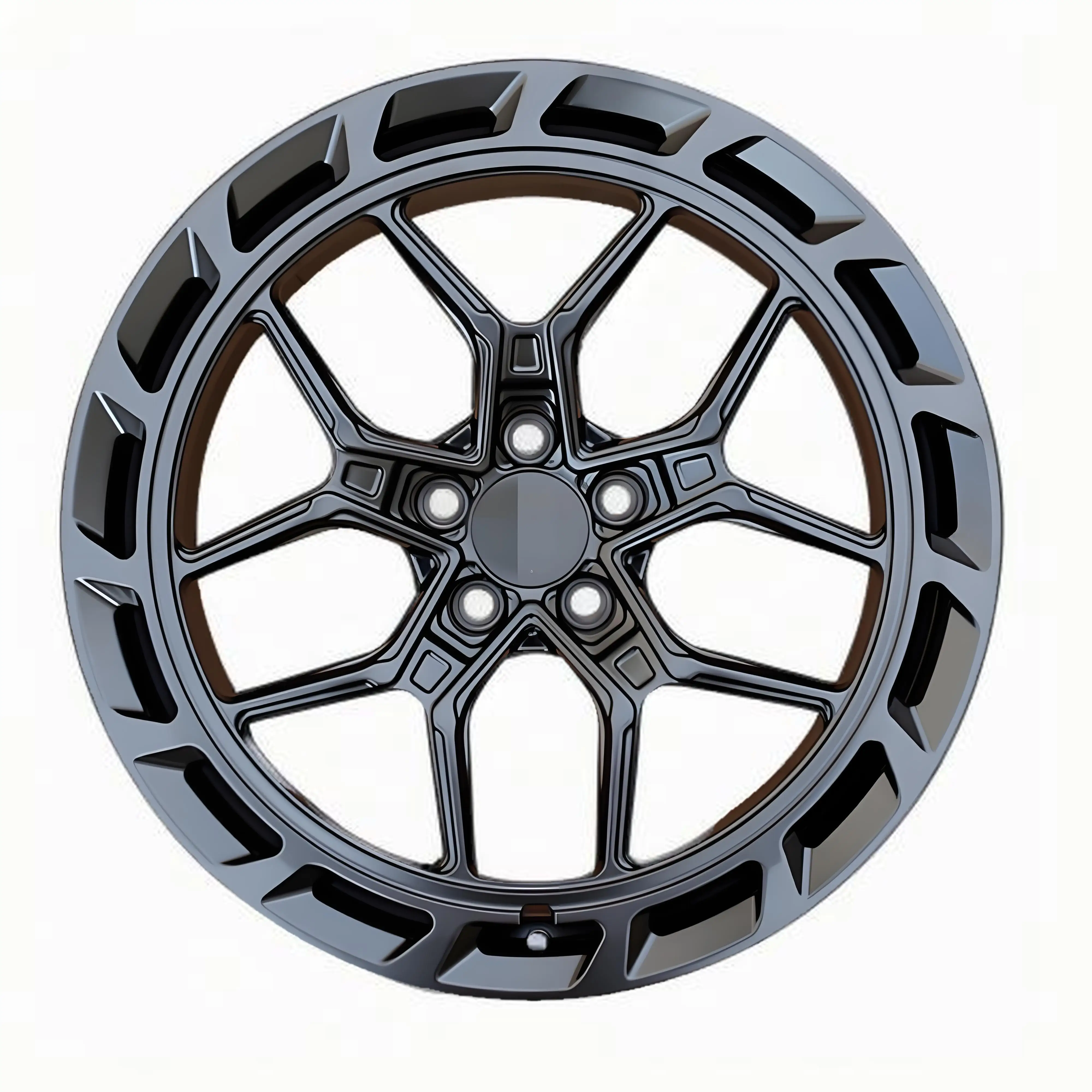 

Single-Piece Forged Wheel Hub Black Multi-Frame Concave Design 5X120 5X165.1Fit for Porsches 718 for 911 New Aluminium Alloy