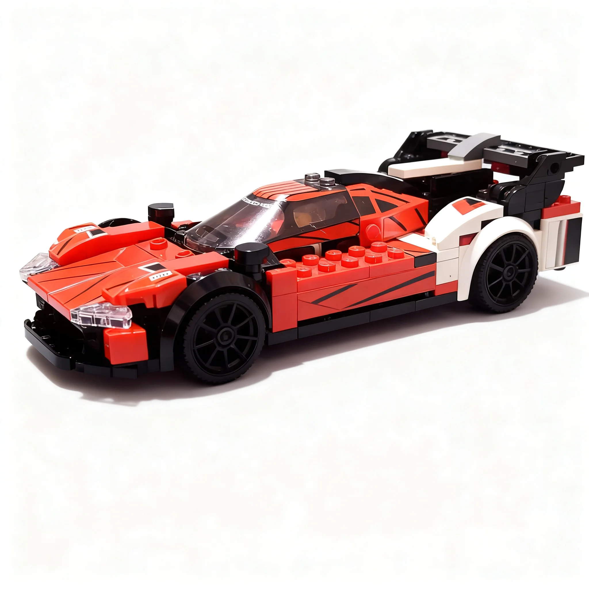 245pcs MOC City Champions F Rrari 499P Modificata 76916 Model Christmas Gift Creative Assembly For Lovers Art