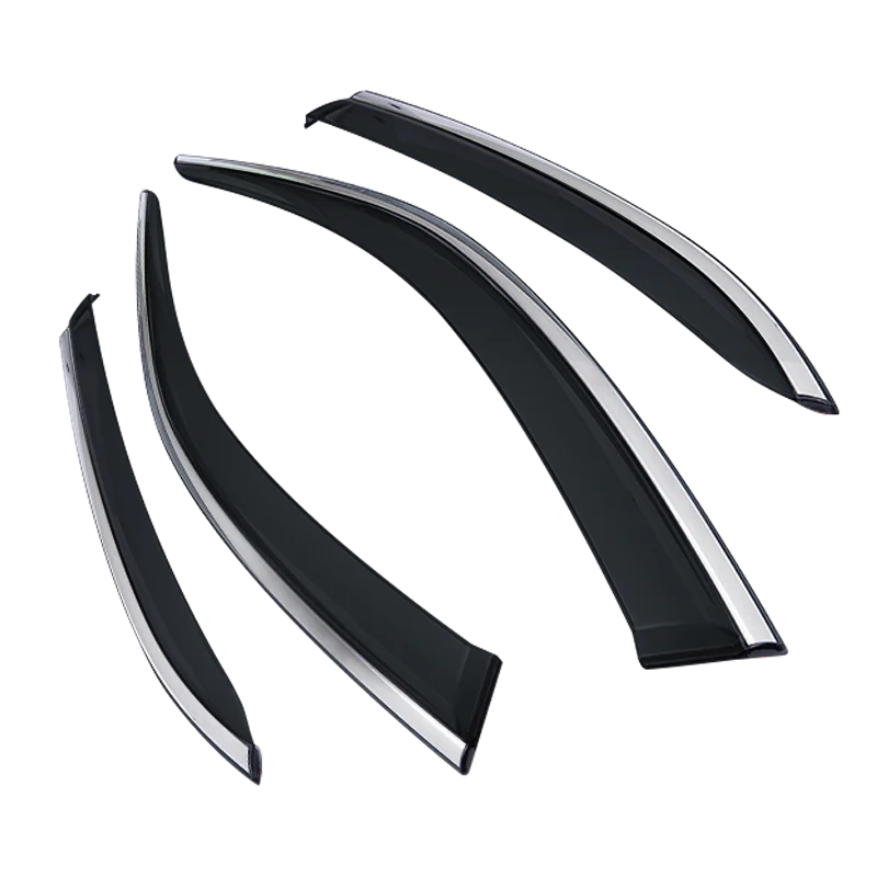 6 PCS FOR HIGHLANDER 2020/2022 Electroplated chrome window door Visor