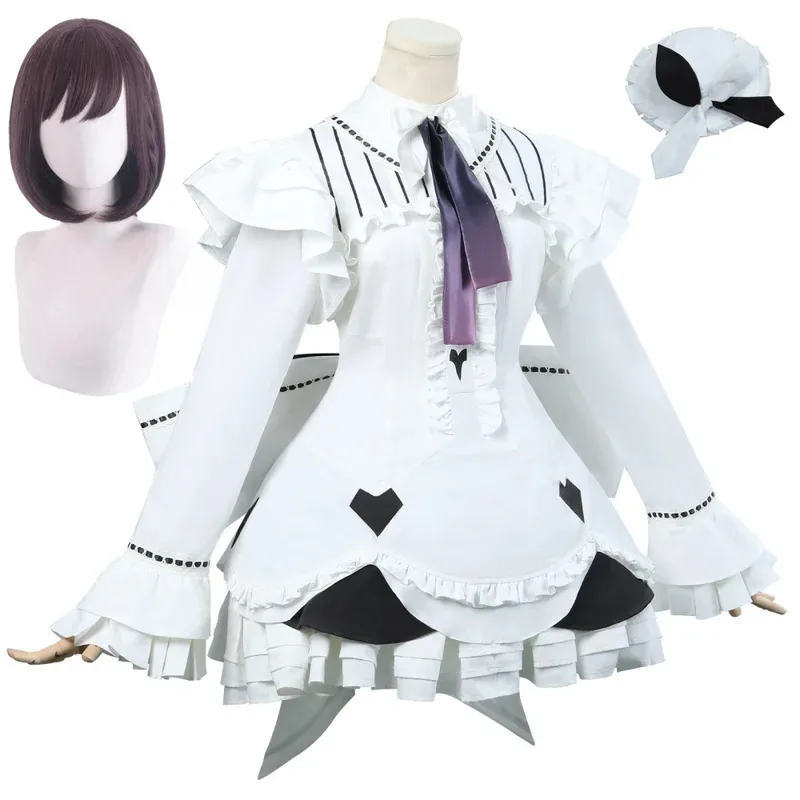 Anime Shinonome Ena Cosplay Shinonome Ena Costume Wig Sets Halloween Anime Clothes