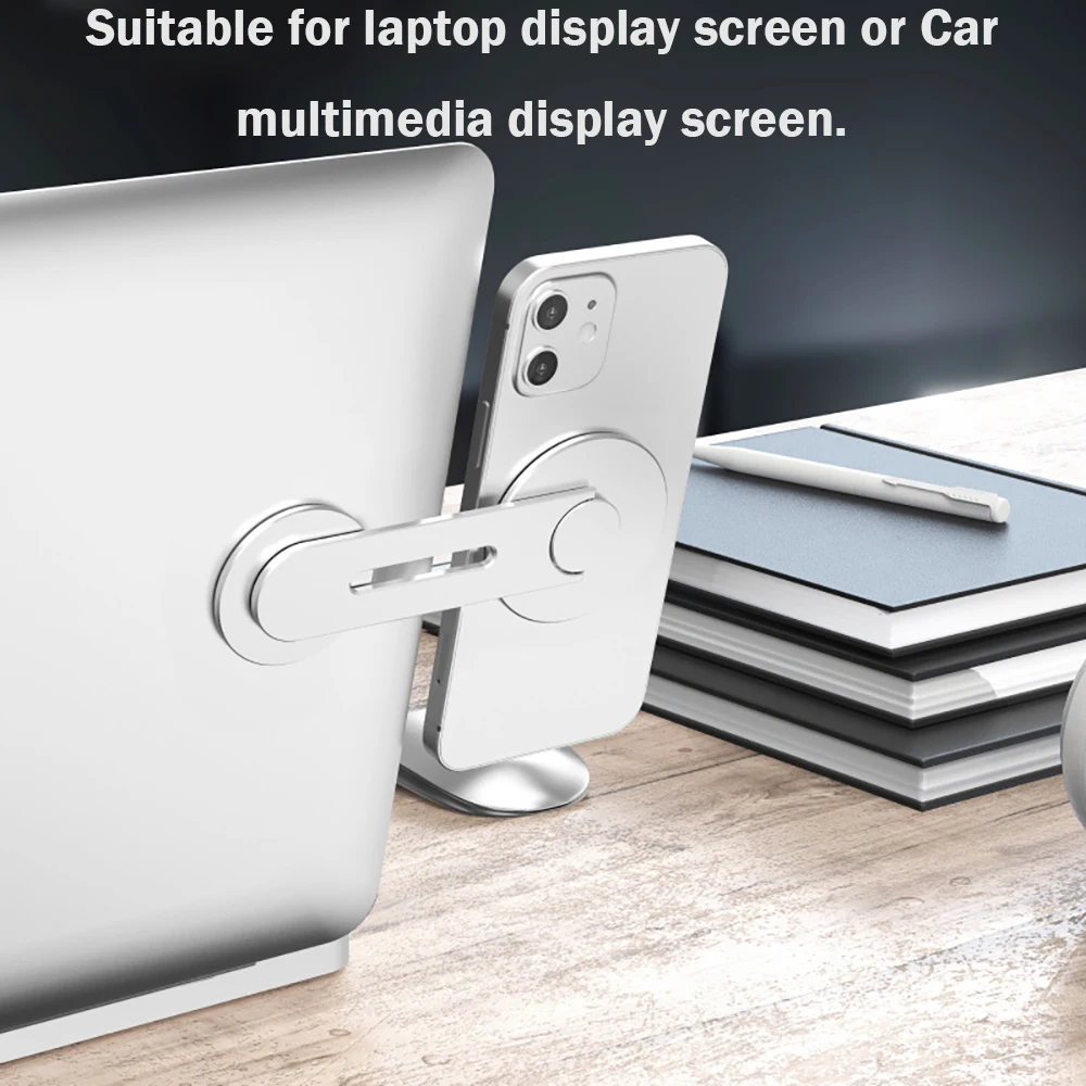 حامل هاتف السيارة المغناطيسي حامل هاتف محمول المغناطيس الهاتف المحمول دعم ل تسلا نموذج Y 3 الهاتف جبل Magsafe Flippable قوس مخفي