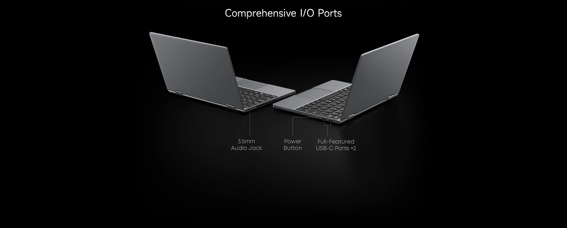 CHUWI MiniBook X 2-in-1 Laptop-Tablet Intel U300 CPU 10,51' FHD IPS Bildschirm 16GB LPDDR4 512GB SSD Windows 11 Notebook PC WIFI 6 – Detail 16