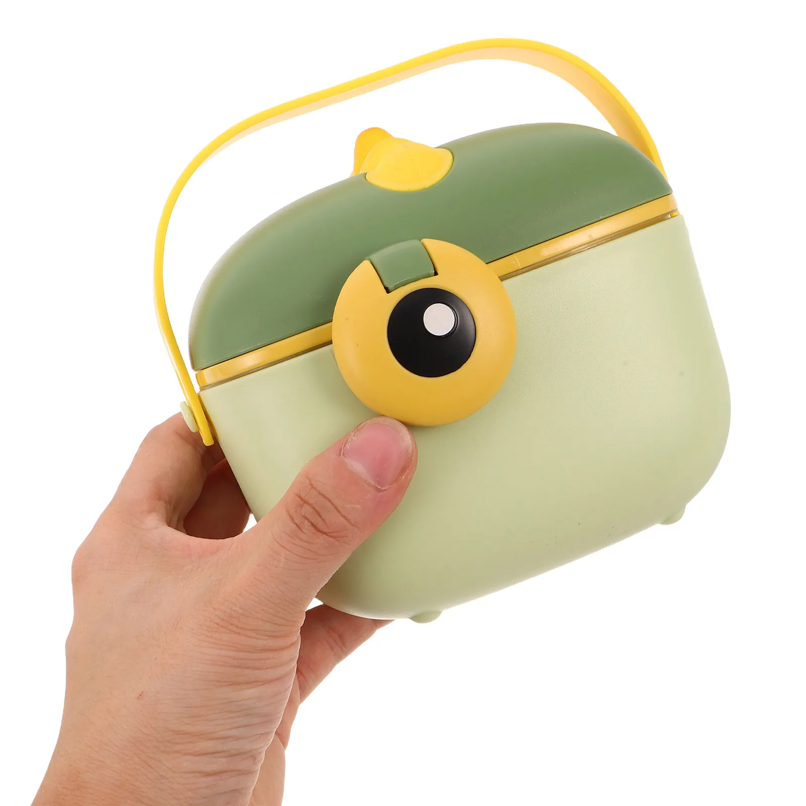 2Pcs Portable Baby Formula Dispenser Dinosaur Design Leakproof Milk Powder Container Travel Infant Feeding Organizer Snack Fruit