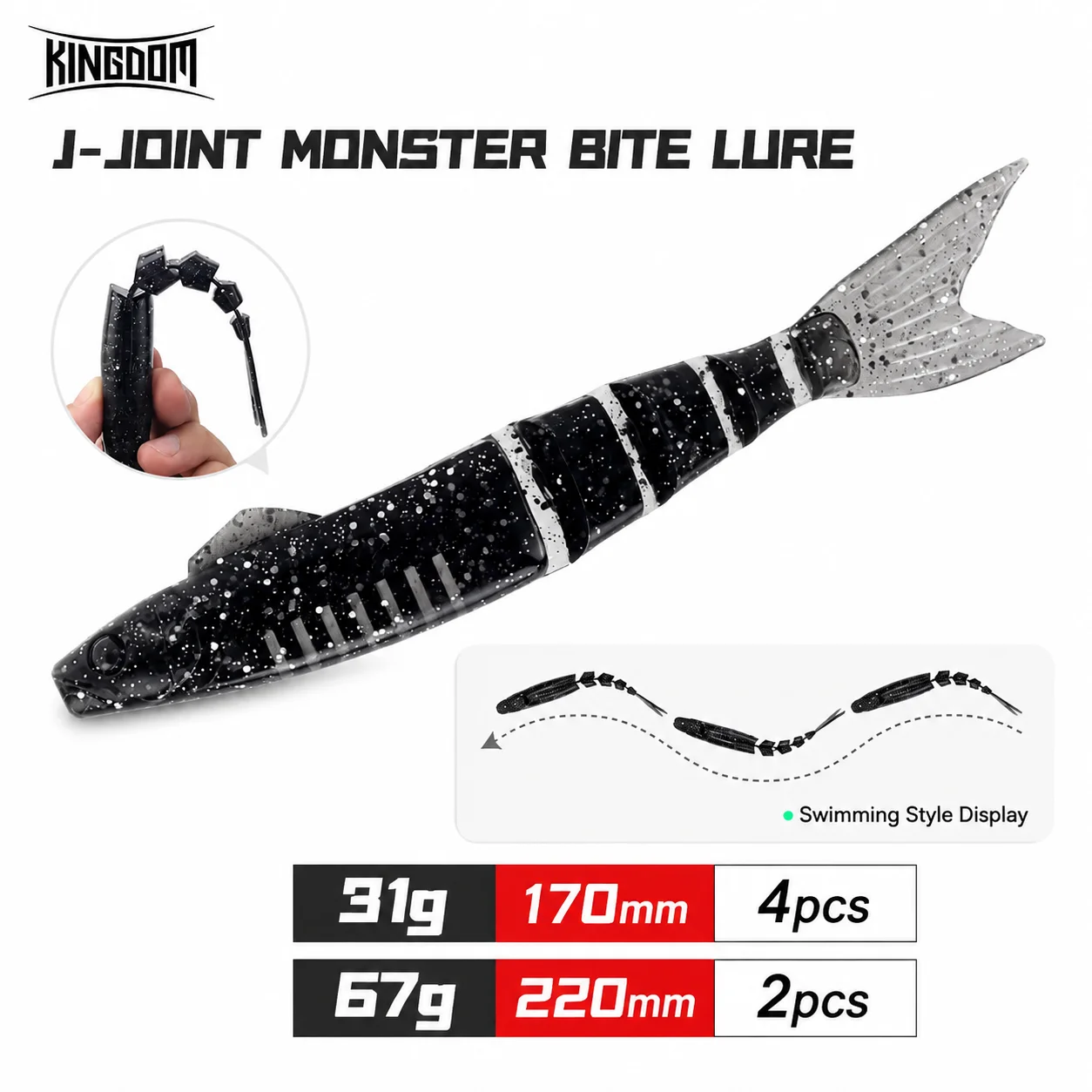 isca-artificial-articulada-de-pvc-kingdom-para-pesca-tipo-swimbaits-afundante-170mm-31g-e-220mm-67g-para-robalo-truta-e-lucio