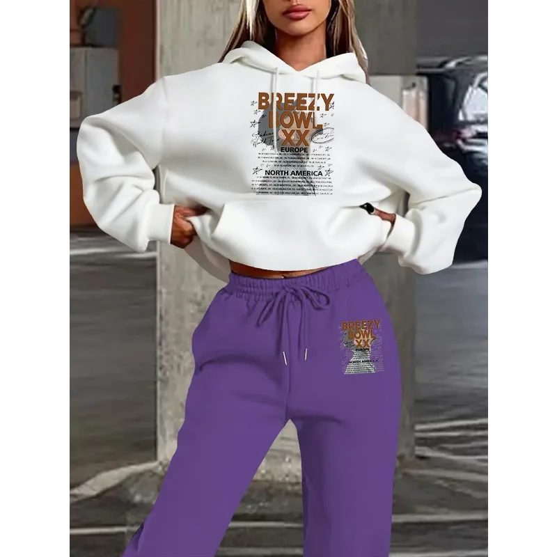 مجموعة هوديي رياضية مطبوعة ثلاثية الأبعاد للشتاء الساخن لعام 2025