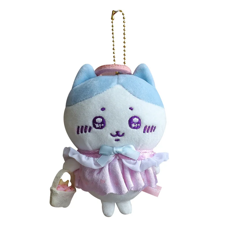 Kawaii Chiikawa Demon Angel Hachiware lindo Usagi regalo de cumpleaños para niños muñeco de peluche llavero de dibujos animados mochila adorno colgante