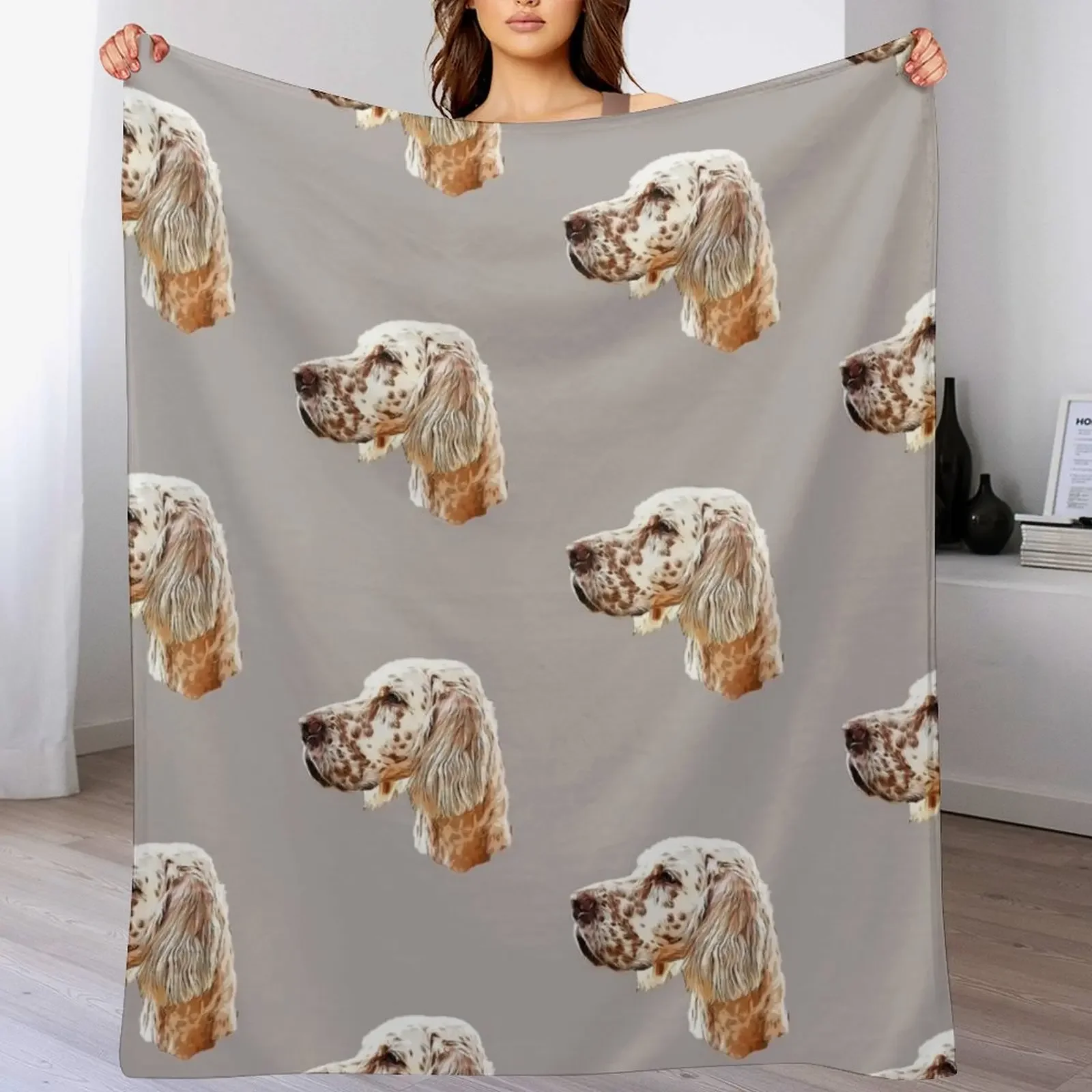 

English Setter Throw Blanket Large Bed Fashionable Blankets For Bed Flannels Blankets