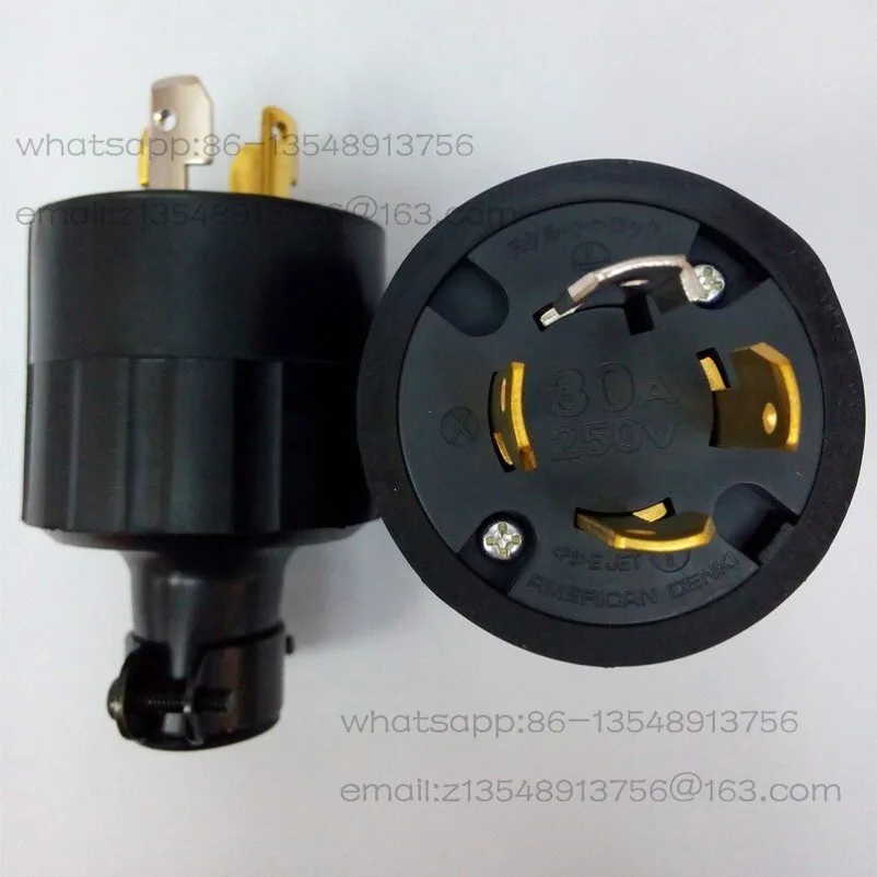 Motor 30A Male and Female Socket 4322R Motor Plug Socket, Spot