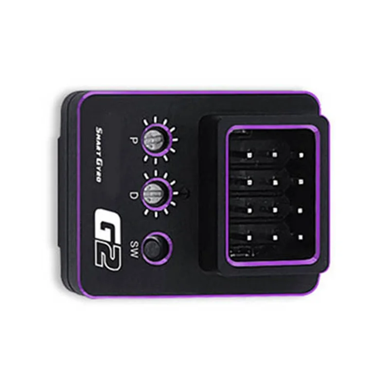 【جديد】 جيروسكوب سيارة G2 بمساعدة نظام مزدوج 8.4 فولت جهد عالي مناسب لعلبة ألومنيوم للسيارة عن بعد 1/10 RC D