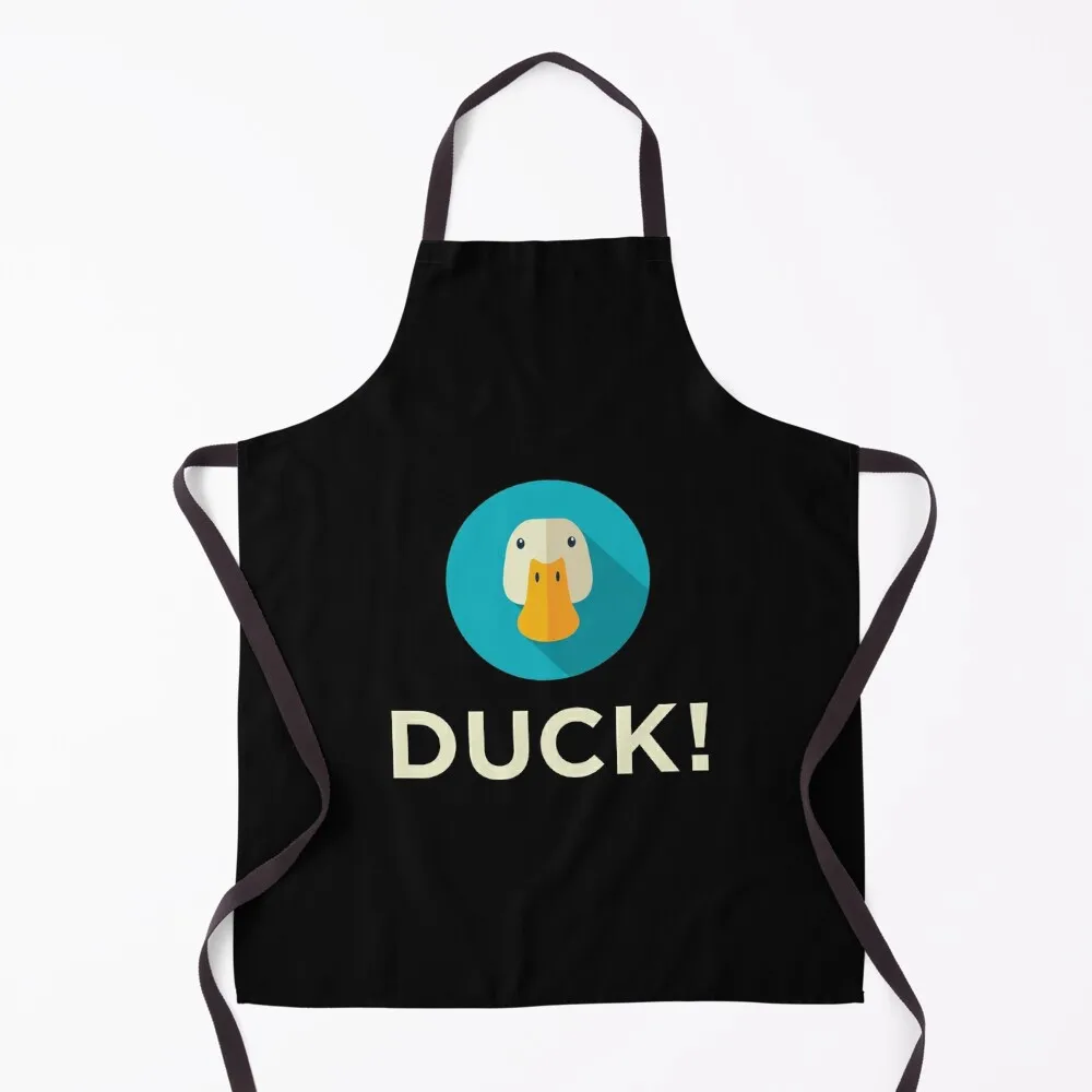 

DUCK! - the popular combat robot - now has fabulous merch. Apron barber men kitchen girl for women halloween Apron