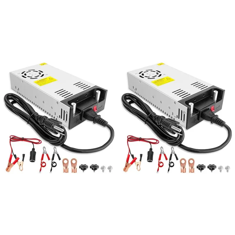 

24-Hour Delivery 2X DC 12V 50A 600W Switching Power Adapter Set,Switching Converter 110 AC To 12 Volt DC Converter For Electroni