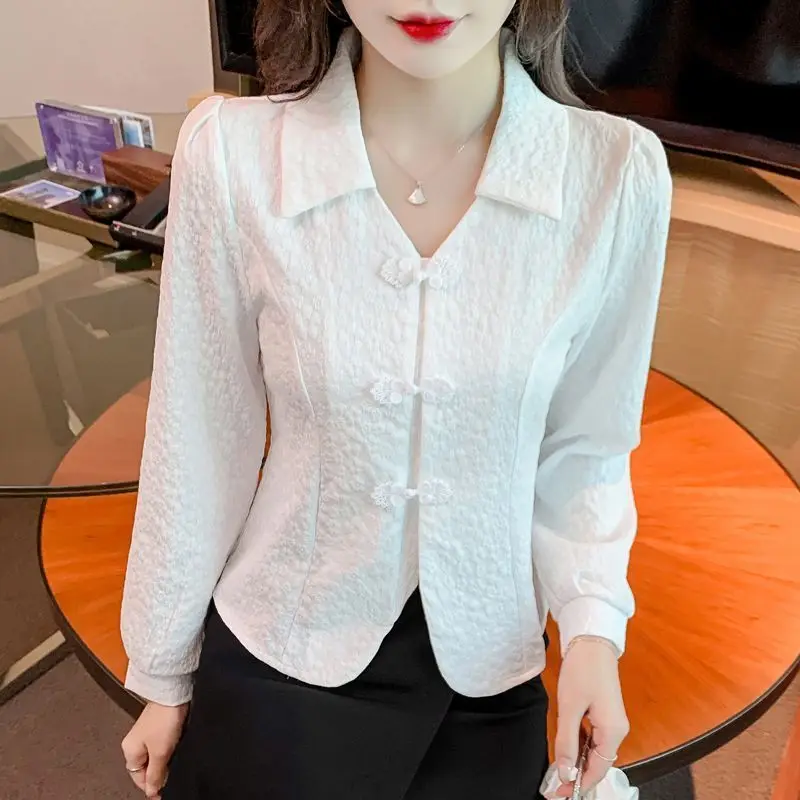 

Рубашки с длинным рукавом, женские минималистичные рубашки на пуговицах, свободный крой, отложной воротник, элегантные, весенние, милые, повседневные, модные, модные