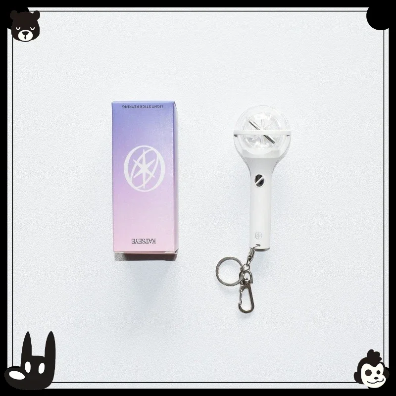 KATSEYE Pendant Mini Support Stick Pendant Keychain Peripheral Illuminated Backpack Pendant