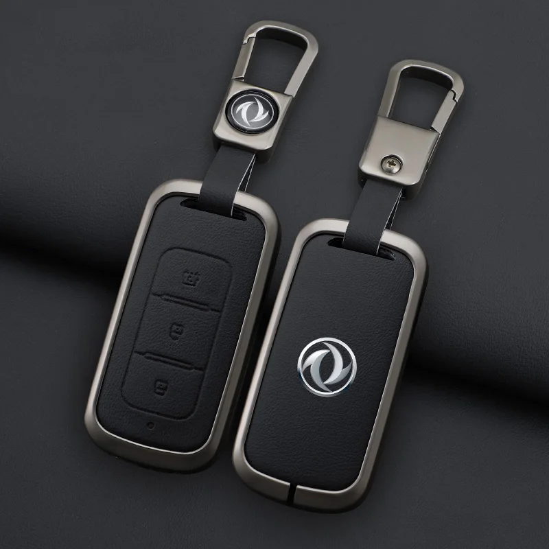 

New Alloy Car Key Case Cover Shell For Dongfeng DFM DFSK Glory DFM 580 330 360 370 S560 miniev F507 S30 H30 AX7 AX5 AX4 AX3 MX5