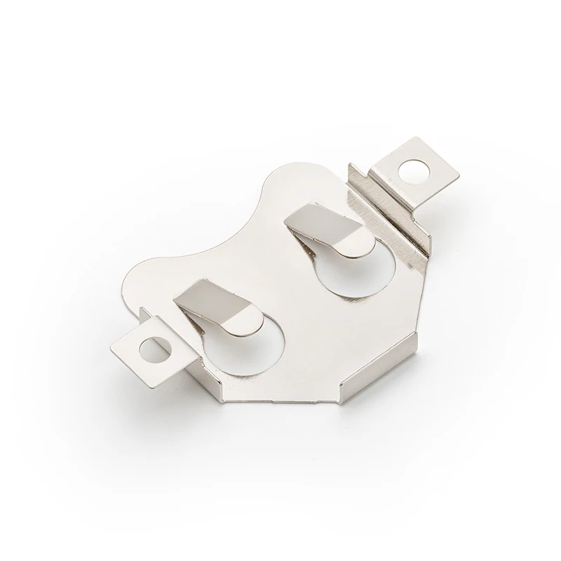 Metal Stamping CR2032 Battery Holder SMT SMD CR2025, CR2032 Coin Cell Battery Clip CCR-2002-NI