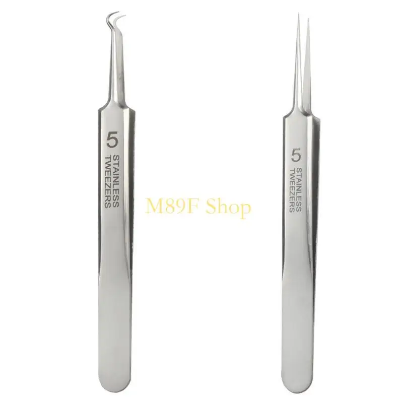 M89f Ultra-Fine Pimples Clip Clip Tweezers Beauty Beauty Needle Blemish Extracteur Tool