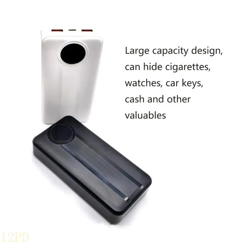 12PD Practical Sturdy Plastic Cash Box and 100 Money Holders Portable for Storing and Securing Cash and Important Items