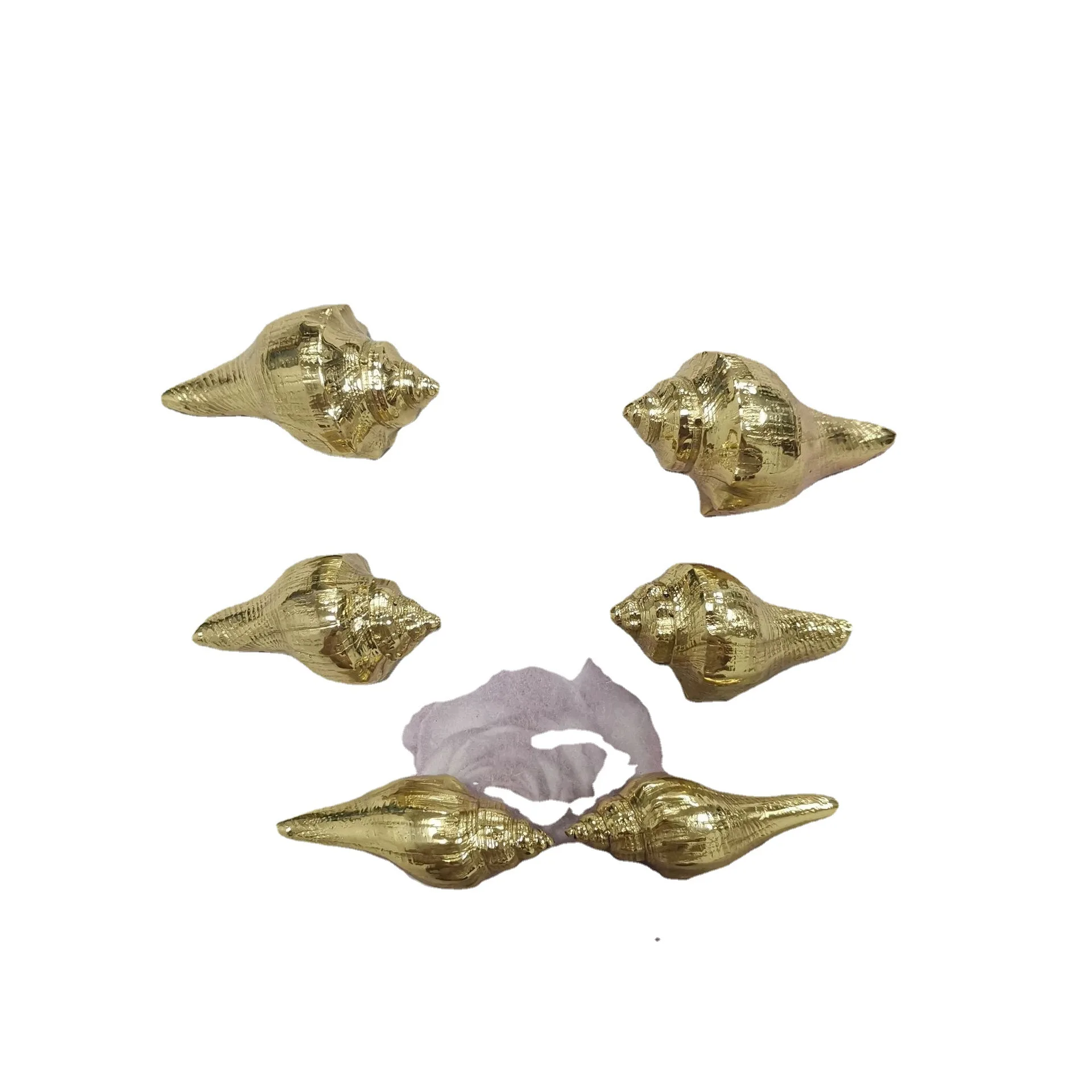 Handles for Furniture Brass Conch Handle for Drawer Cabinet Door Wardrobe Storage Box Jewelry Box Cabinet Knob Interior Doors