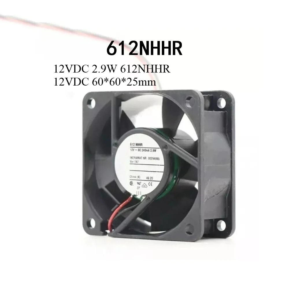 

Для Ebmpaps промышленный осевой вентилятор 12 В постоянного тока 2,9 Вт 612NHHR 12 В постоянного тока 60*60*25 мм